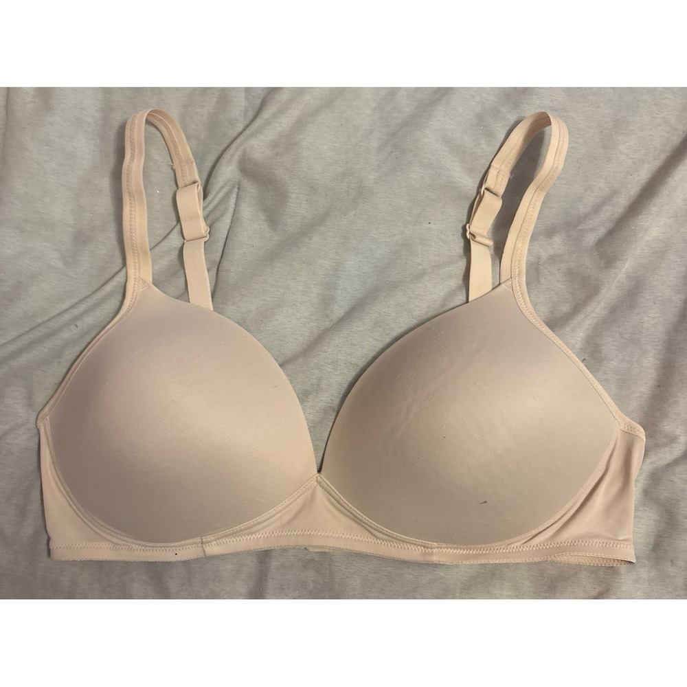 Warner's White Elements of Bliss Wirefree Lift Bra, Size 38C